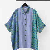 Azure Botanica Block Shirt