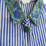 Azure Botanica Block Shirt