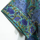 Azure Botanica Block Shirt