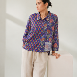 Royal Mosaic Pearl Block Shirt