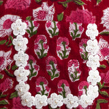 Crimson Fleur Bloom Block Shirt