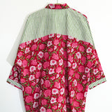 Crimson Fleur Bloom Block Shirt