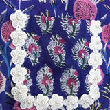 Indigo Blush Botanical Block Shirt