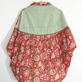 Tangerine Élan Bloom Block Shirt