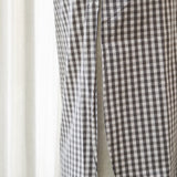 Charcoal Blossom Check Kurta