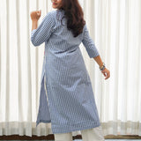 Wildflower Gingham Checked Kurta