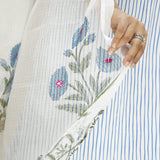 Azaqat Handblock Ensemble Kurta Suit