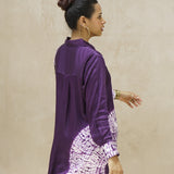 BohoBandh Purple Shirt
