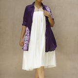 BohoBandh Purple Shirt