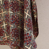 Silken Modal Ajrak Shirt