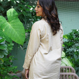 Roots & Roof Linen Embroidered Shirt