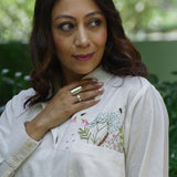 Hand-Bloom Botanical Ease Shirt