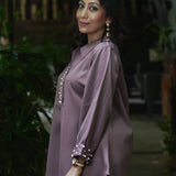 Purple Glam Pearl Top