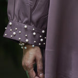 Purple Glam Pearl Top
