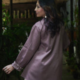 Purple Glam Pearl Top