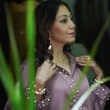 Purple Glam Pearl Top