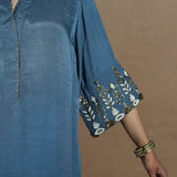 Meher Embroidered Sleeve Festive Kurta Set