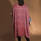 Auburn Ajrakh Hand-block Printed Kaftan