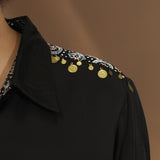 Raven Ajrakh Hand-block Printed Co-ord Set - Black