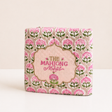Pink Mahjong Bag Set for Tiles and Racks with mat