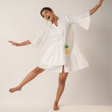 Flipper White Sequance Dress