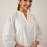 Beigy White Dress