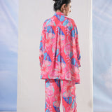 Coco Red Flower Co-ord Set