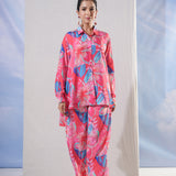 Coco Red Flower Co-ord Set