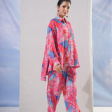 Coco Red Flower Co-ord Set