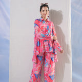 Coco Red Flower Co-ord Set
