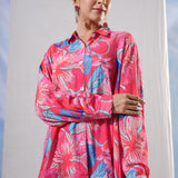 Coco Red Flower Co-ord Set