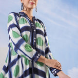 Zinnia Clamp Dye Dress