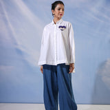 EVIL EYE PATCH COTTON SHIRT