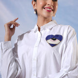 EVIL EYE PATCH COTTON SHIRT