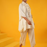 Hiranya Block Printed Off White Co -ord set