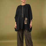 Umalas Block Printed Black Co -ord set