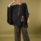 Umalas Block Printed Black Co -ord set