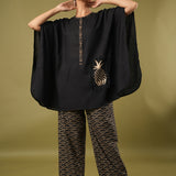 Umalas Block Printed Black Co -ord set