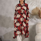 Ziggy Red Floral Dress