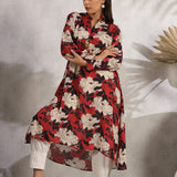 Ziggy Red Floral Dress