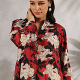 Ziggy Red Floral Dress