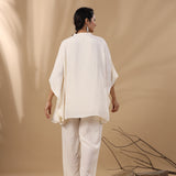 Zuzu White Embroidered Co-set