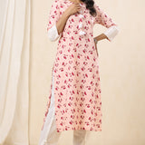 Cherry Blossom Kurta