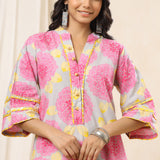 Pink Primrose Kurta