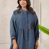 Midnight Drift Flower Patch Shirt