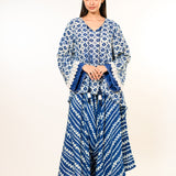 Sharvana Blue Batik Co-ord Set