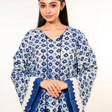 Sharvana Blue Batik Co-ord Set