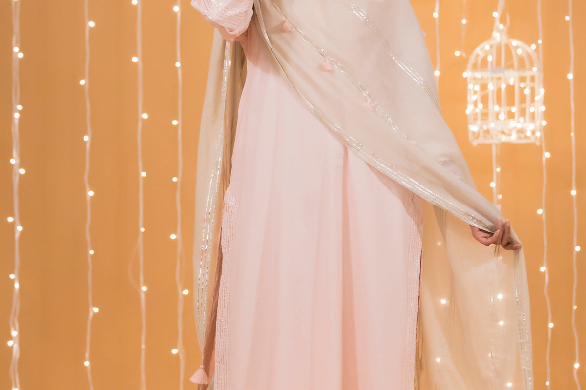 Funda detailing cotton dupatta