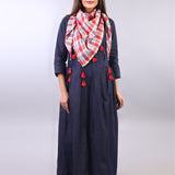 RED CHECKED SCARF