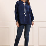 Smoking Dori-tassel Cotton Top